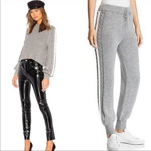 Revolve Cable Sweater Set in Grey & Ivory Size XS